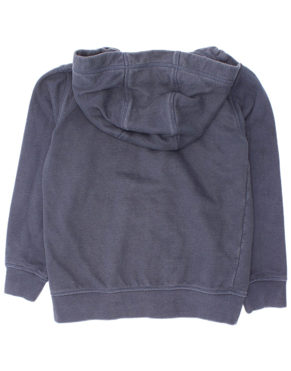 Jack Wills Jungen-Kapuzenpullover mit grafischem Reißverschluss, 7–8 Jahre, marineblaue Baumwolle