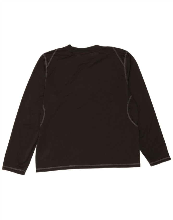 PUMA Mens Graphic Top Long Sleeve Large Black