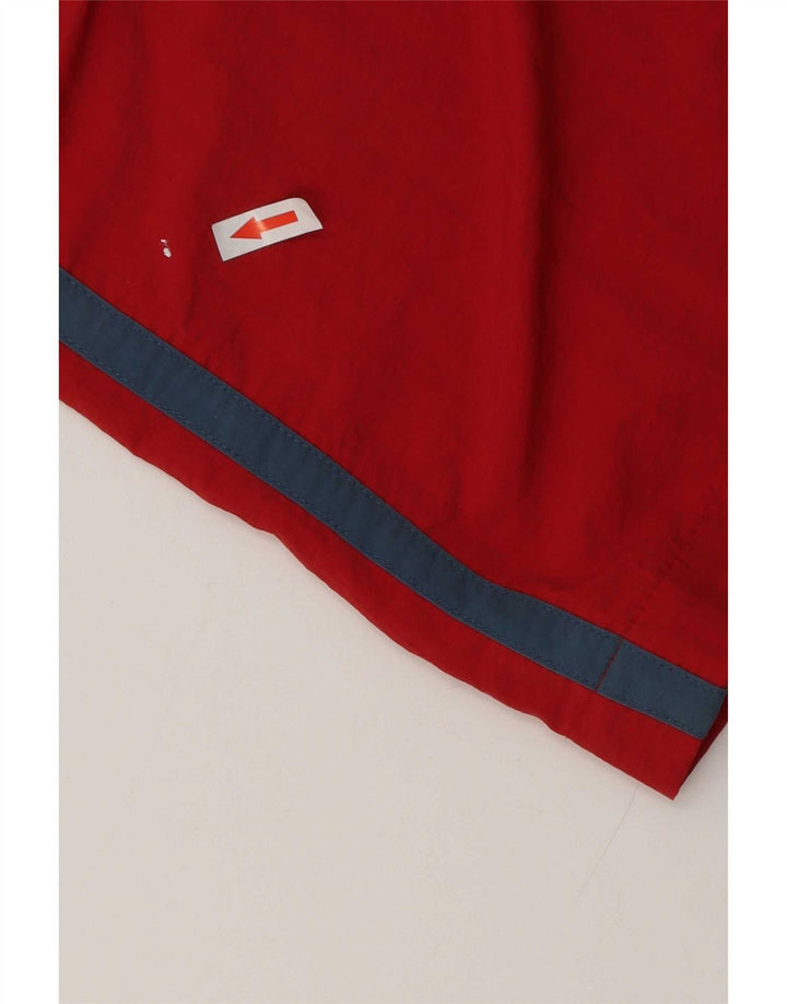 Guru Herren-Badeshorts mit Grafik, groß, rot, Farbblock