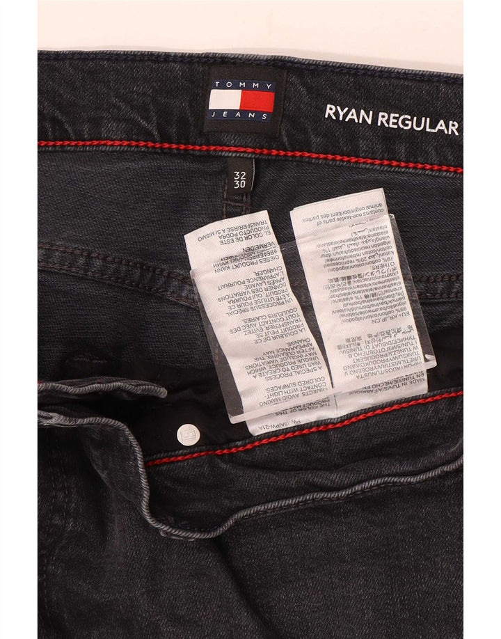 Tommy Hilfiger Herren Ryan Straight Jeans W32 L30 Graue Baumwolle