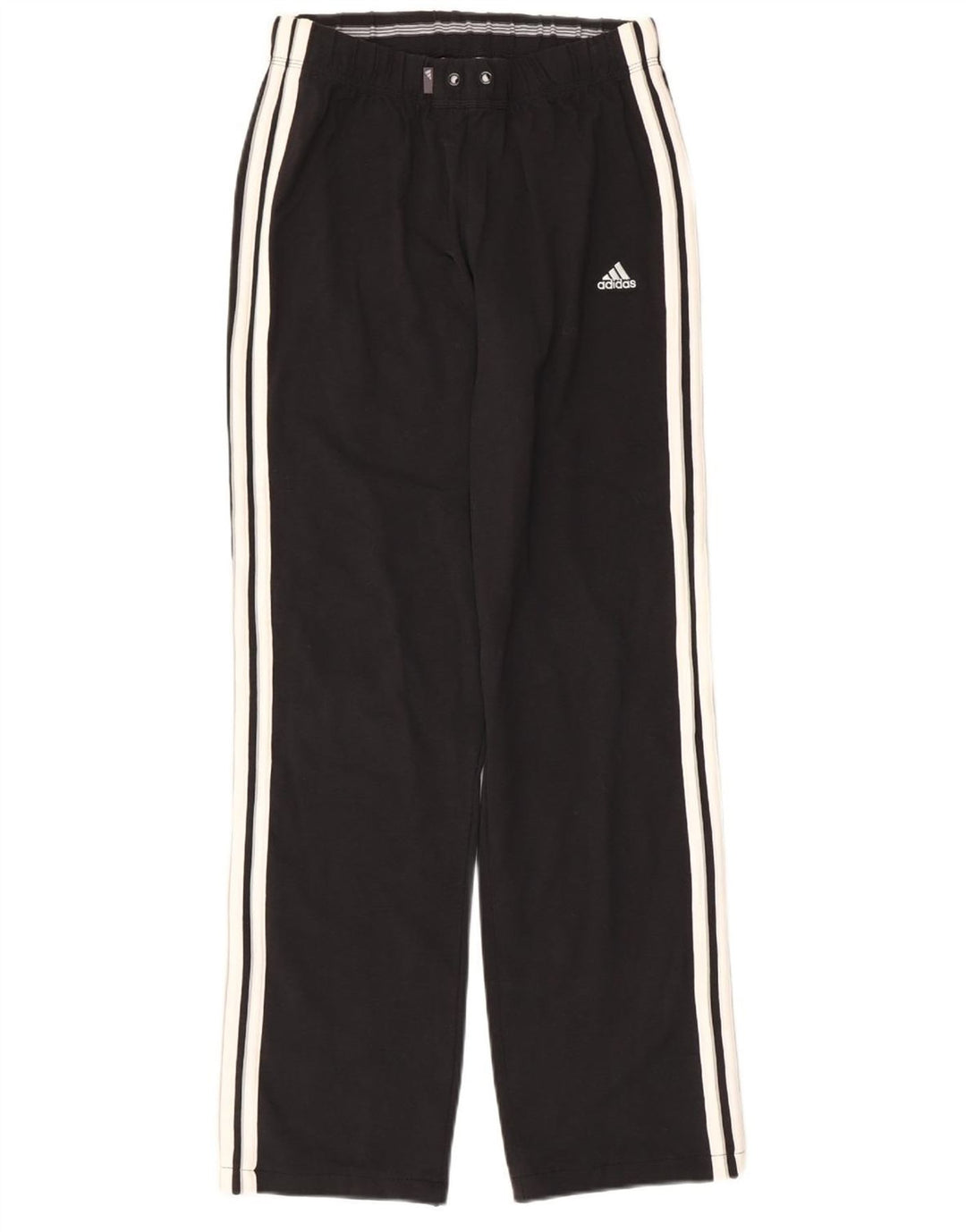 Adidas Trainingshose für Damen, UK 10, Größe S, Schwarz, Baumwolle