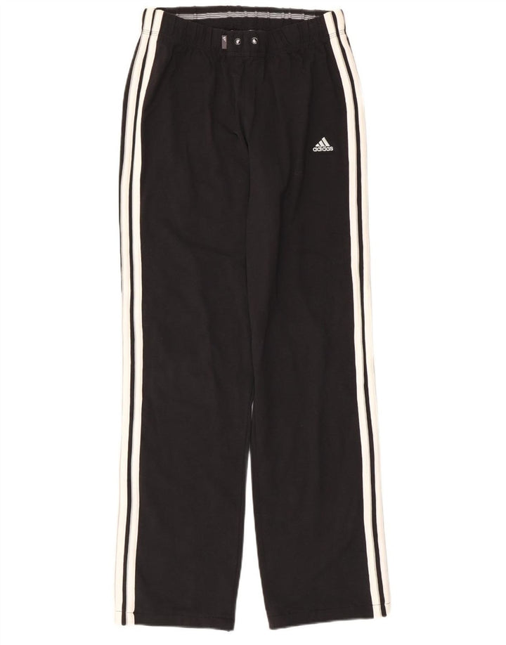 Adidas Trainingshose für Damen, UK 10, Größe S, Schwarz, Baumwolle