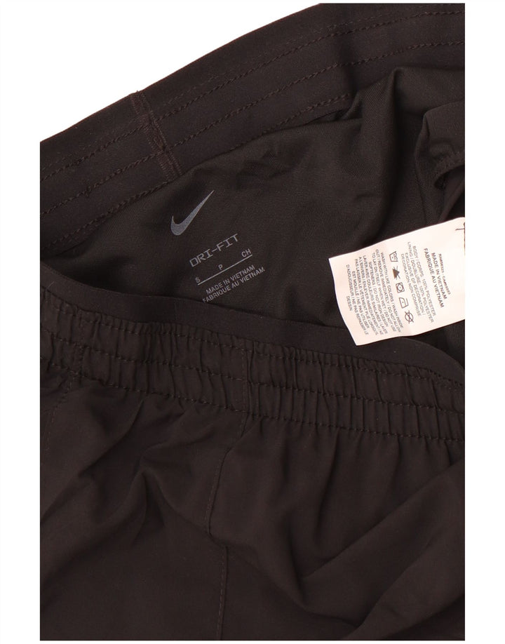 Nike Damen Dri Fit Sport Shorts UK 10 Small Schwarz Polyester