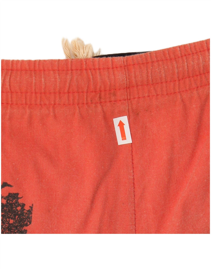 AUSTRALIAN L'ALPINA Herren-Badeshorts mit Grafik IT 50 Mittelorange