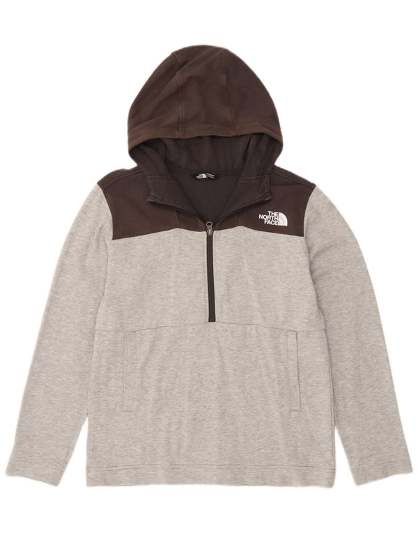 The North Face Kapuzenpullover mit Reißverschluss für Jungen, 14–15 Jahre, XL, Grau, Farbblock