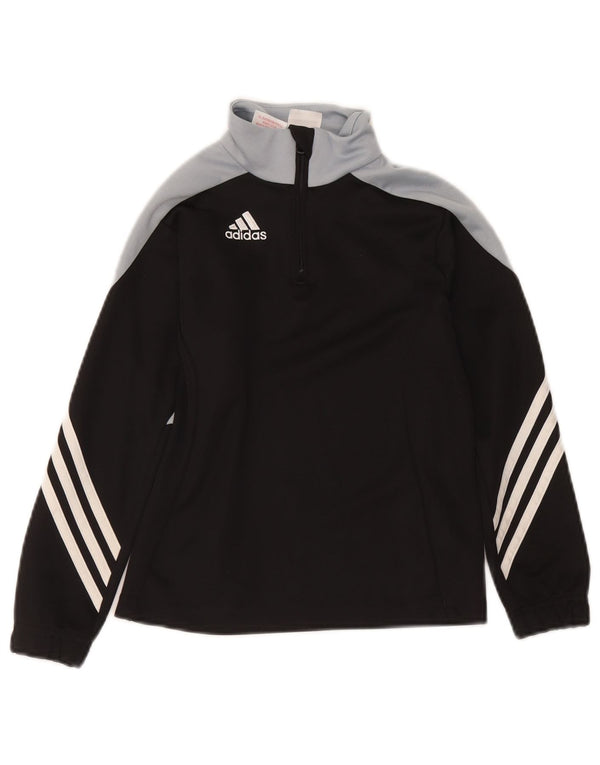 Adidas Climalite Pullover-Trainingsanzug für Jungen, 7–8 Jahre, Größe S, Schwarz