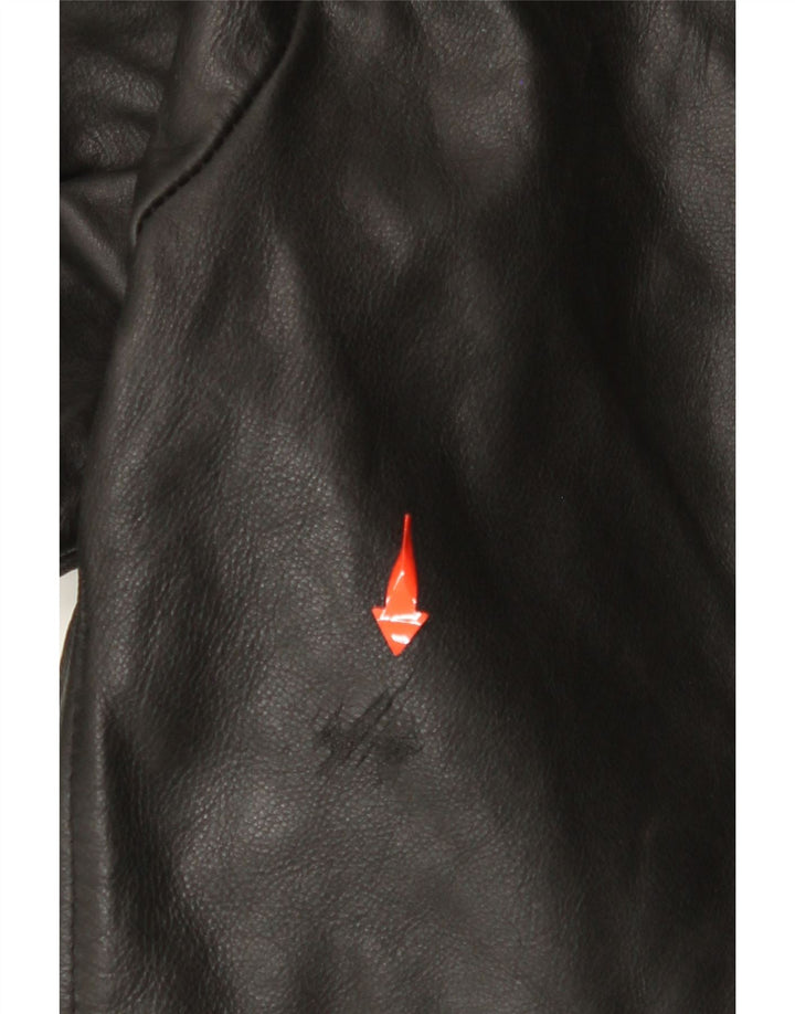 VINTAGE Herren Lederjacke UK 42 XL Schwarz