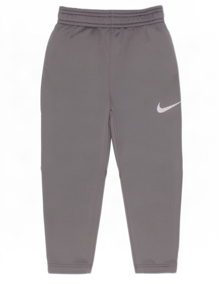 Nike Baby-Jungen-Trainingshose, 9–12 Monate, graues Polyester