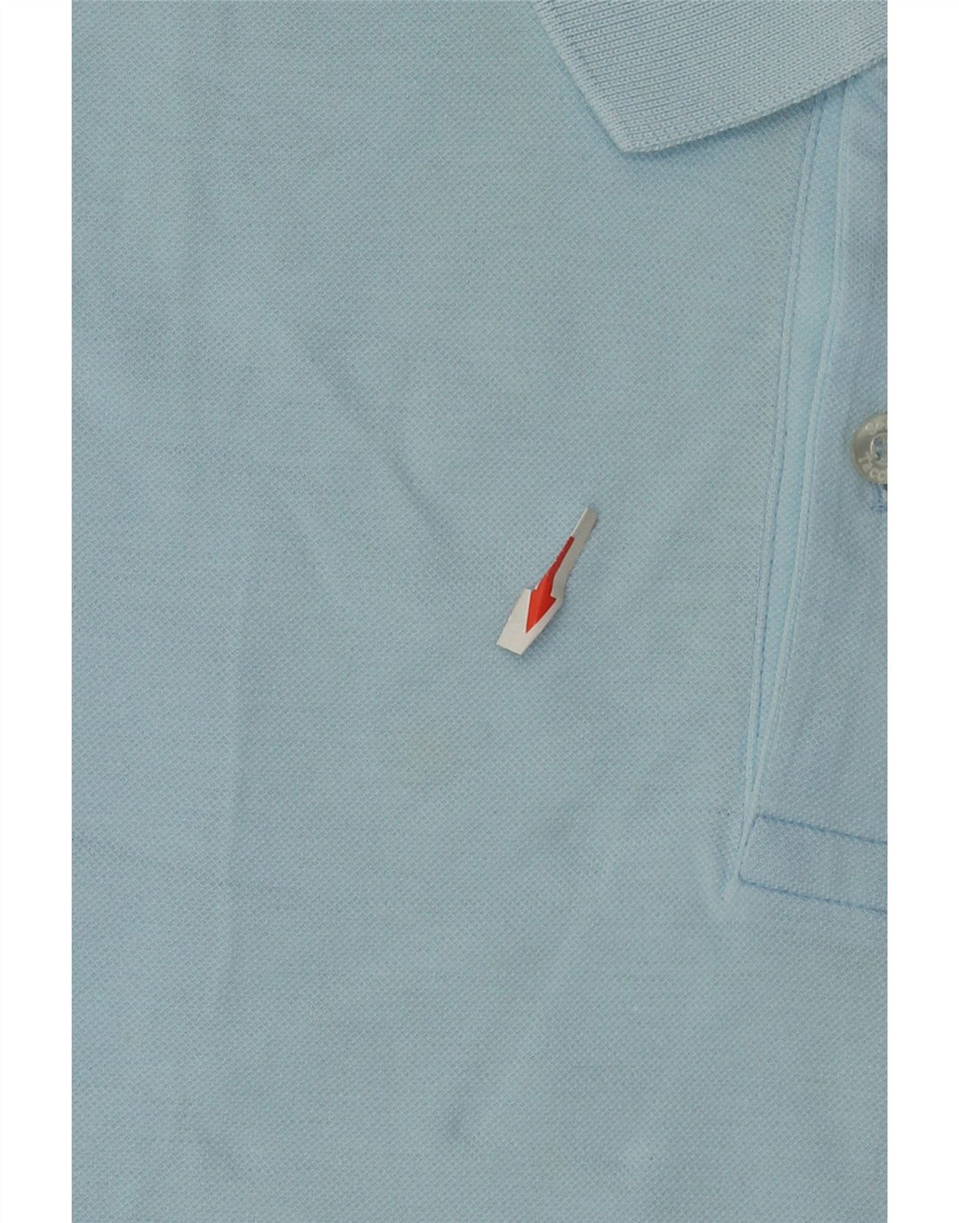 Sergio Tacchini Herren Poloshirt IT 50 Mittelblaue Baumwolle