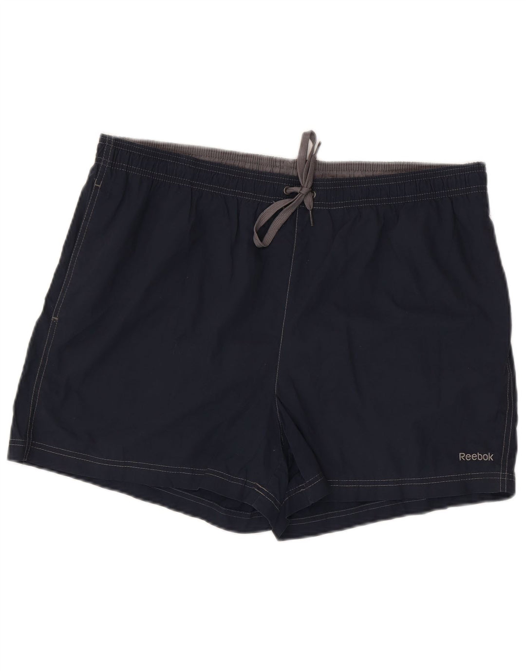 REEBOK Herren-Badeshorts XL aus marineblauer Baumwolle