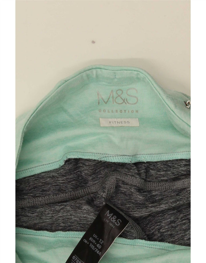 Marks & Spencer Capri-Leggings für Damen, UK 12, mittelgrau, Farbblock