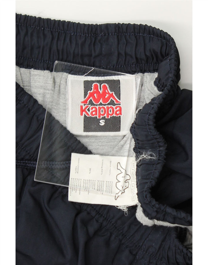 KAPPA Mens Tracksuit Trousers Small  Navy Blue Polyester Vintage Kappa and Second-Hand Kappa from Messina Hembry 