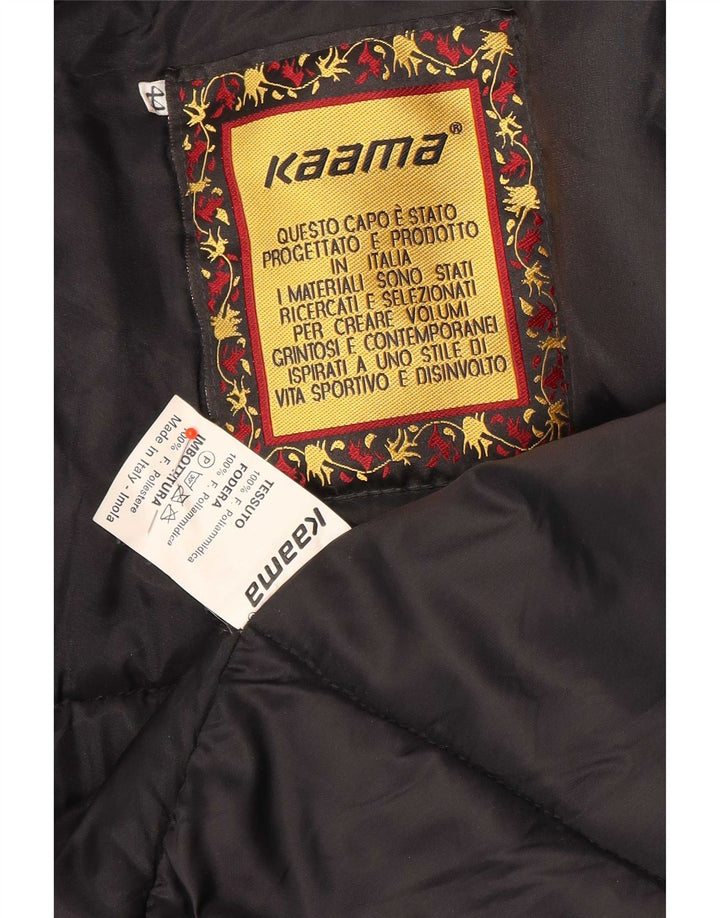 Kaama Herren-Jacke mit Kapuze und abstraktem Muster, Größe 44, XS, mehrfarbig