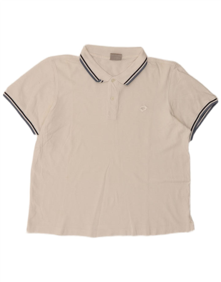 Lotto Herren Poloshirt Medium Weiß