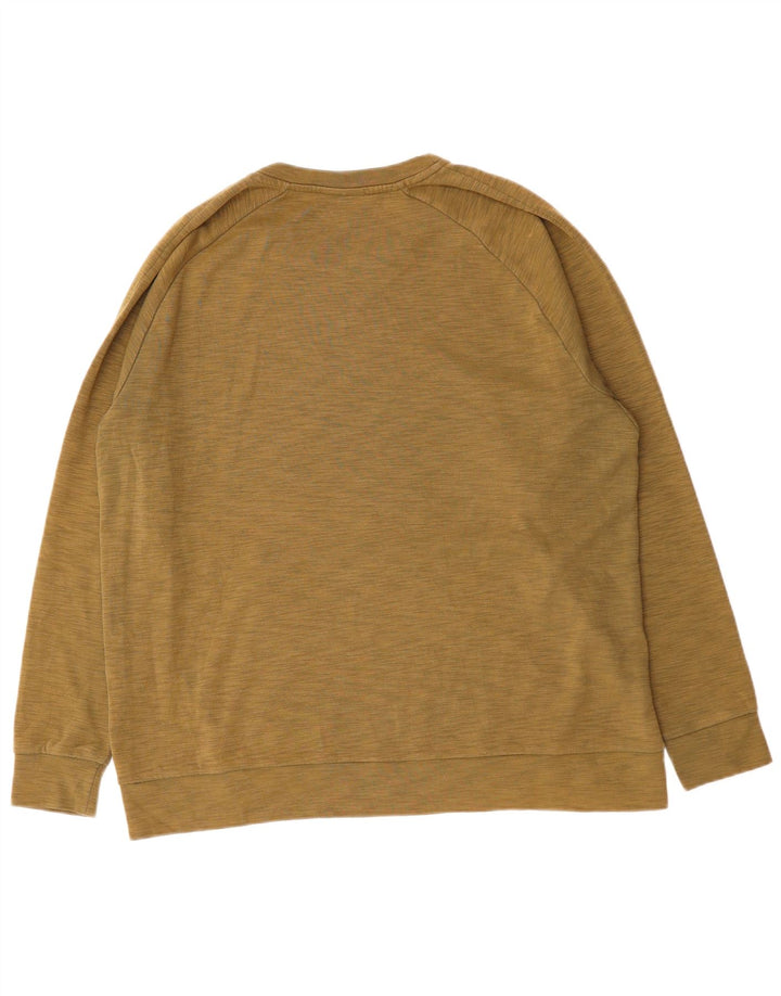 NIKE Herren Sweatshirt Pullover XL Khaki gefleckte Baumwolle