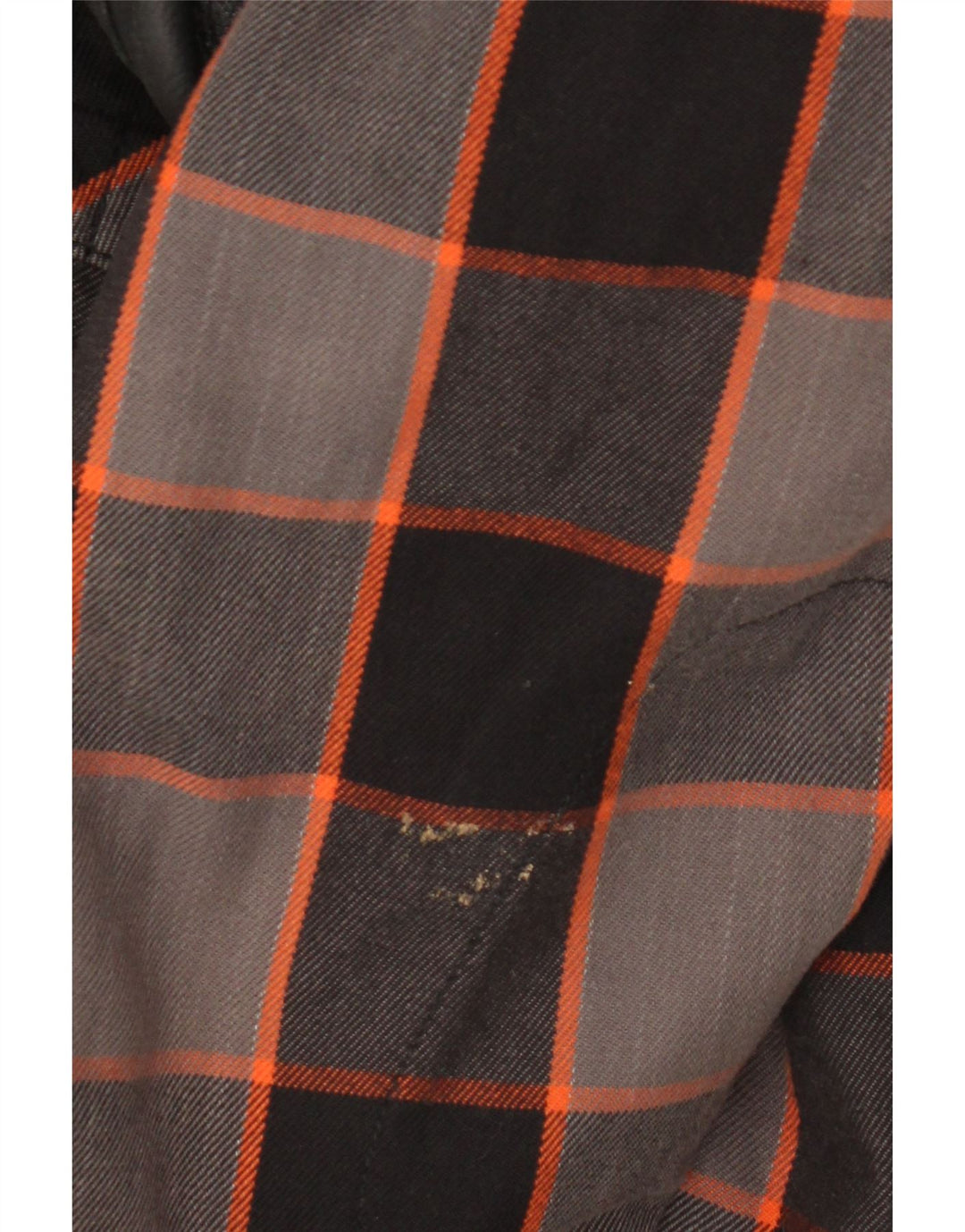 Vintage Herren Holzfällerhemd 2XL Grau kariert Baumwolle