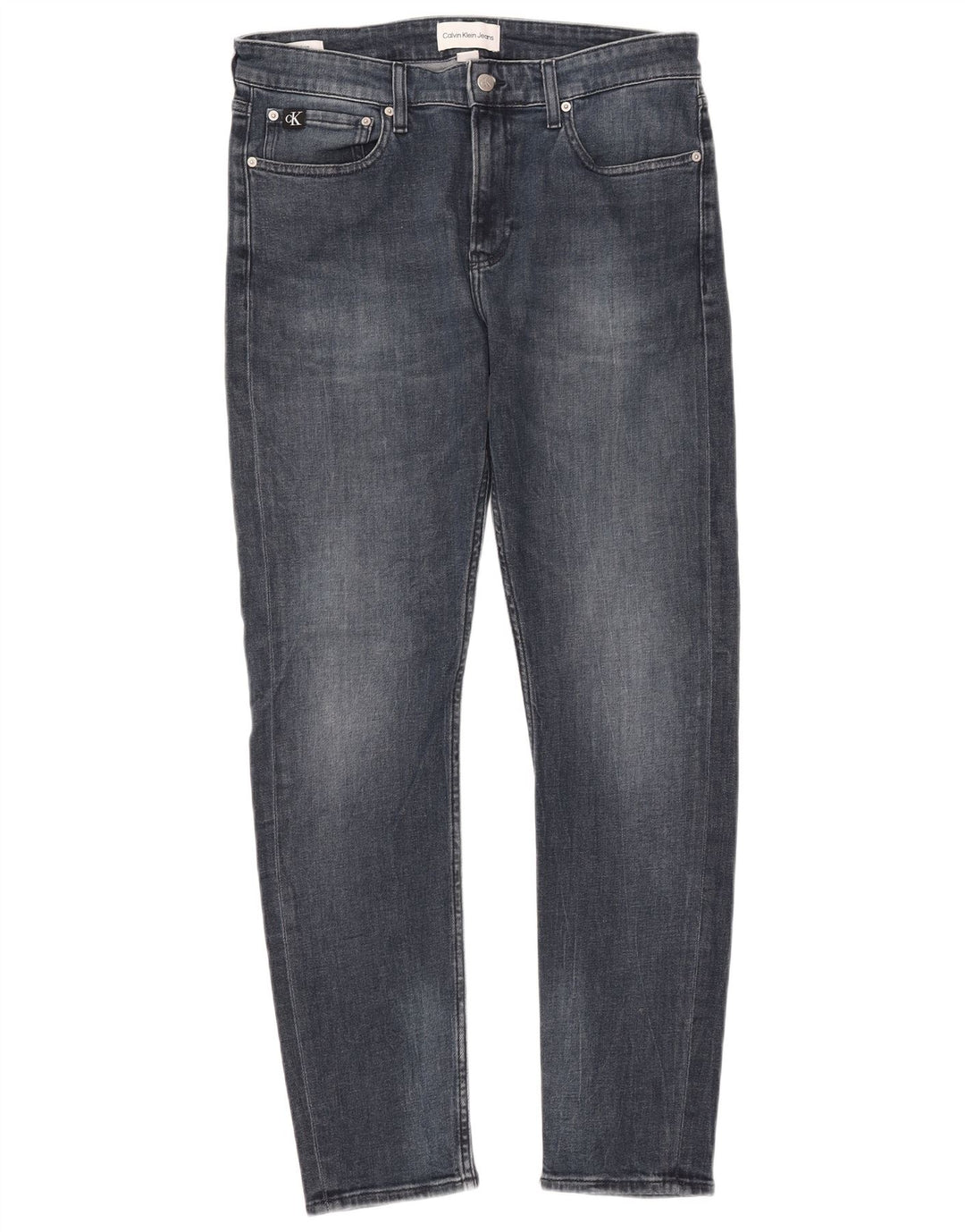 CALVIN KLEIN Herren Slim Jeans W32 L32 Blaue Baumwolle