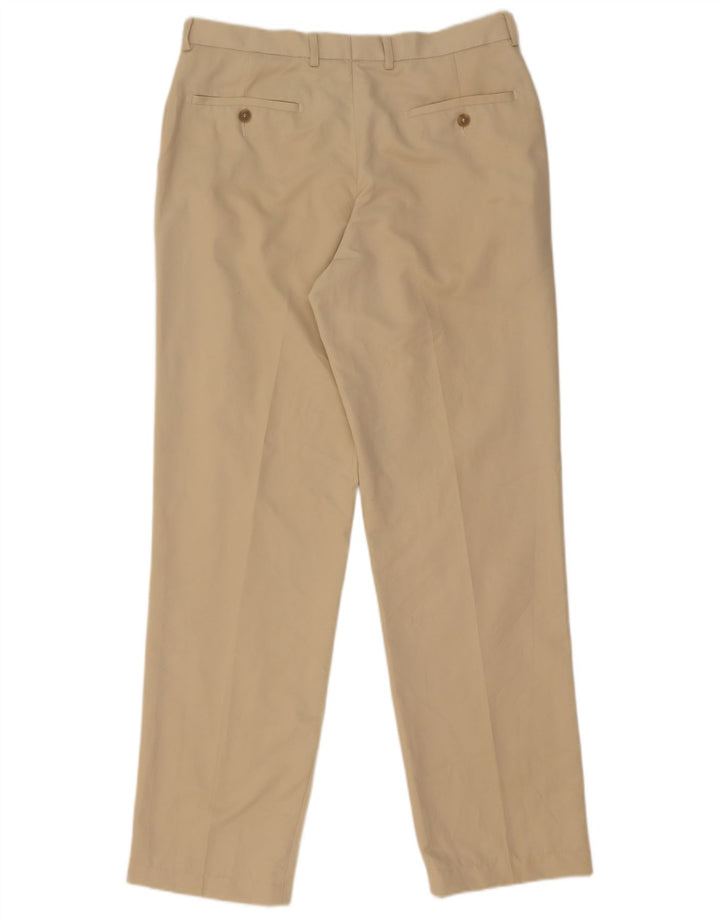 Gerade Herren-Chinohose von Marks & Spencer, W34, L33, Beige, Polyester