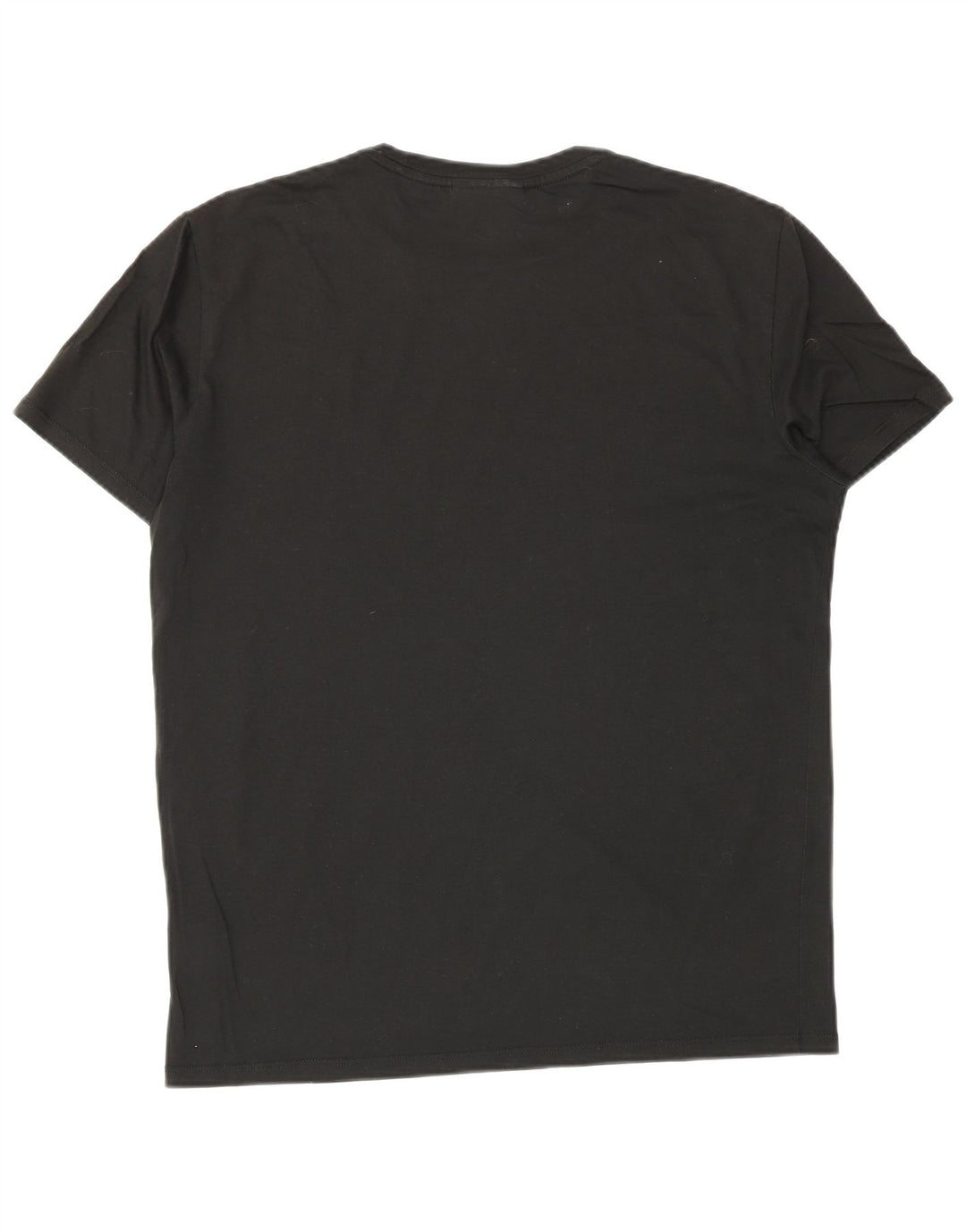 Lacoste Herren-T-Shirt mit normaler Passform, Größe 4, mittelschwarz, Baumwolle