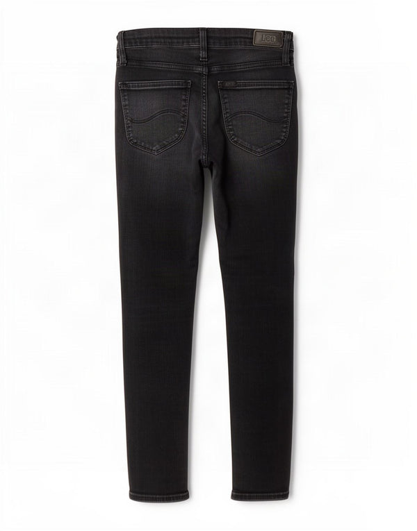 Lee Damen Scarlett Skinny Jeans W30 L31 Graue Baumwolle