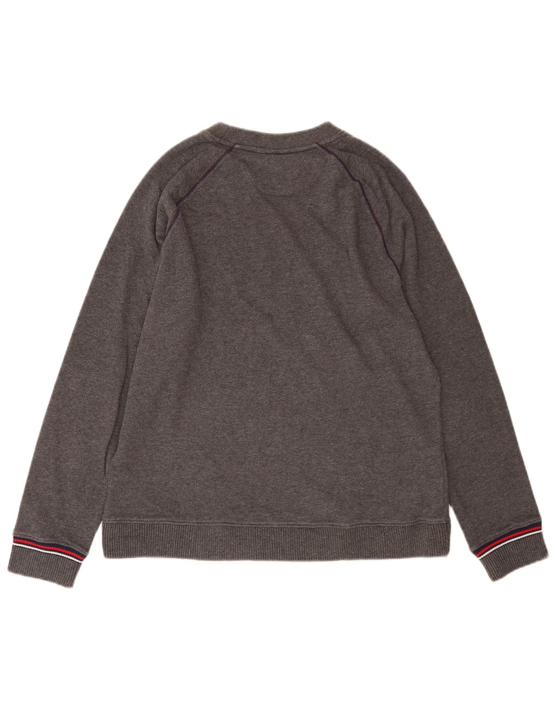 Fila Herren Grafik-Sweatshirt-Pullover aus mittelgrauer Baumwolle
