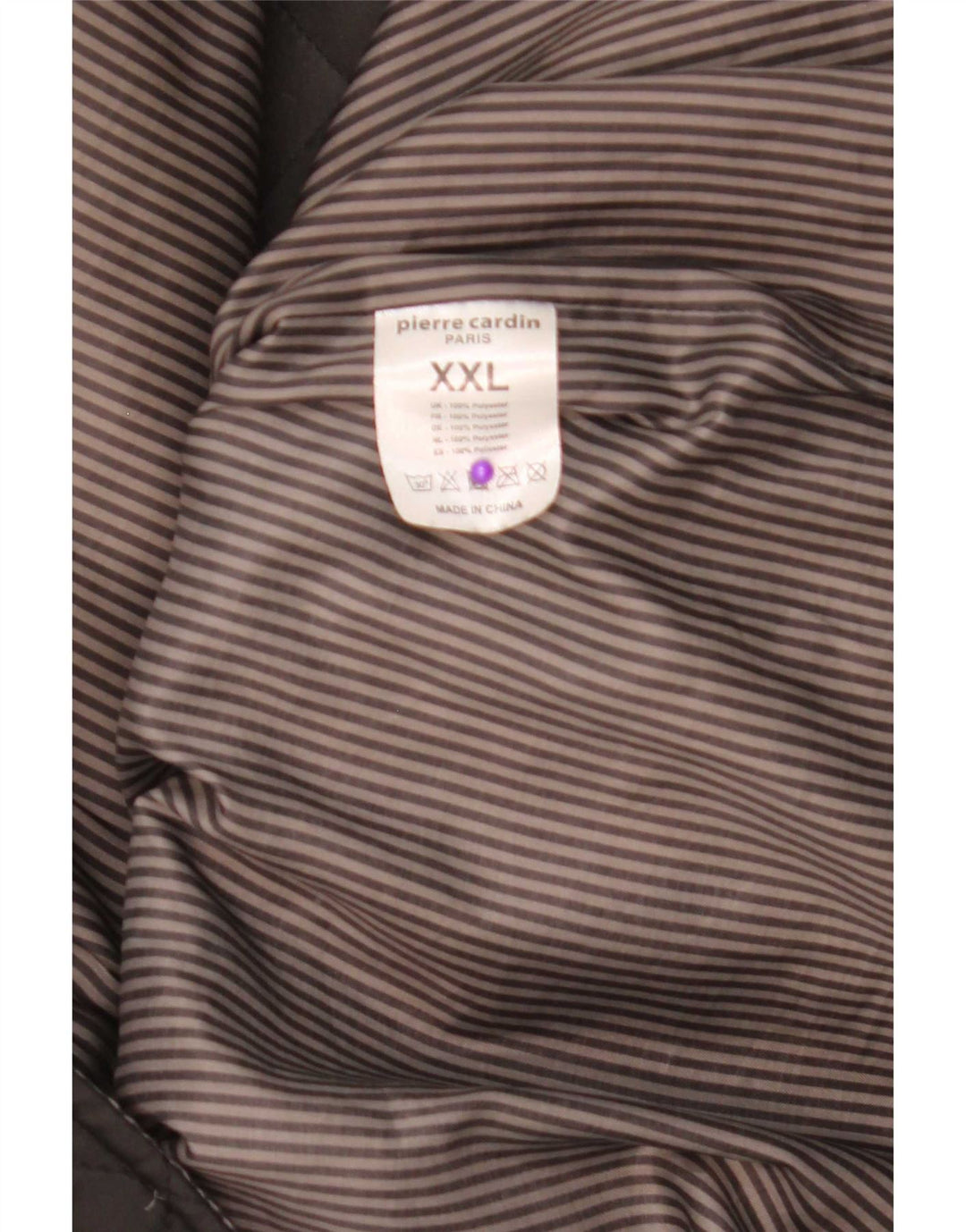 Pierre Cardin Herren Steppjacke UK 44 2XL Braun Polyester