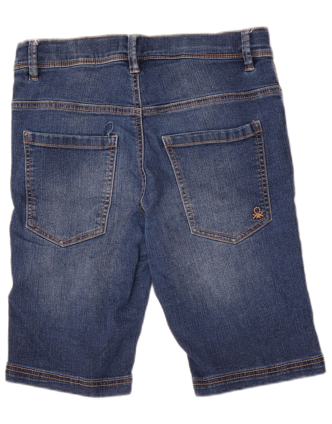 Benetton Jungen-Jeansshorts, 15–16 Jahre, 2XL W30, Blau