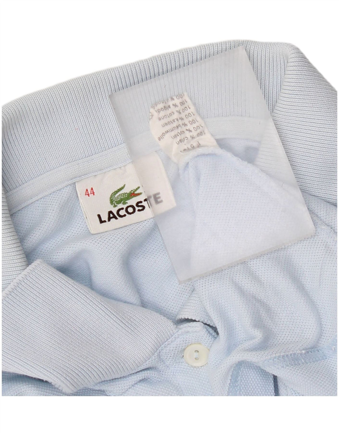 Lacoste Damen-Poloshirt, Größe 44, große blaue Baumwolle
