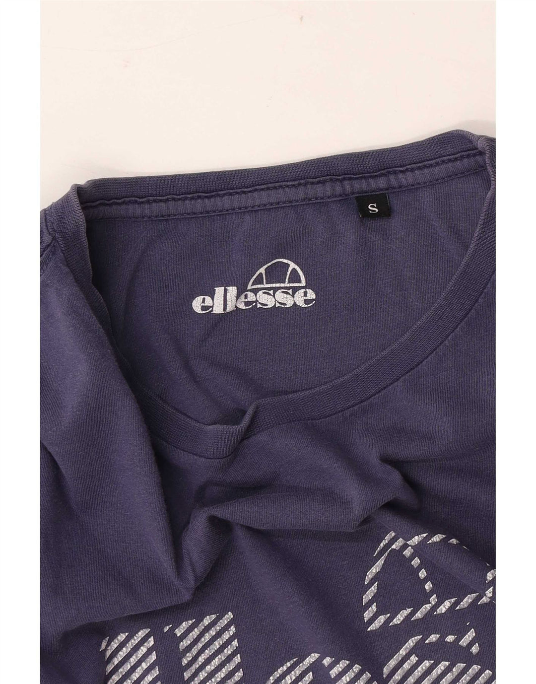 Ellesse Herren-T-Shirt mit Grafik, Größe S, Marineblau