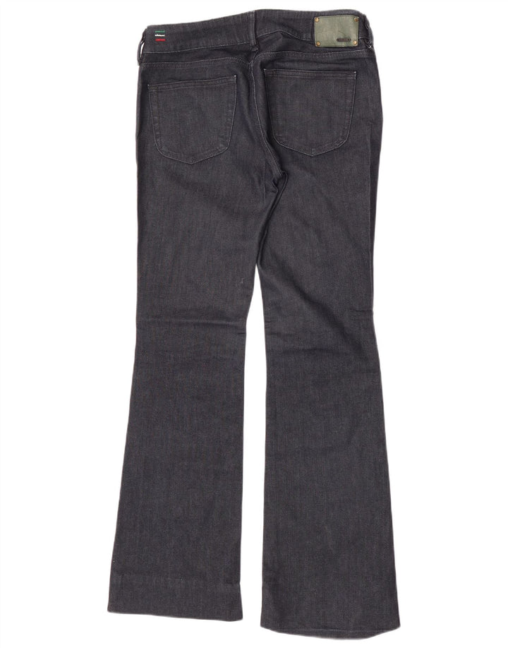 Diesel Damen Louvely Flared Jeans W30 L31 Marineblaue Baumwolle