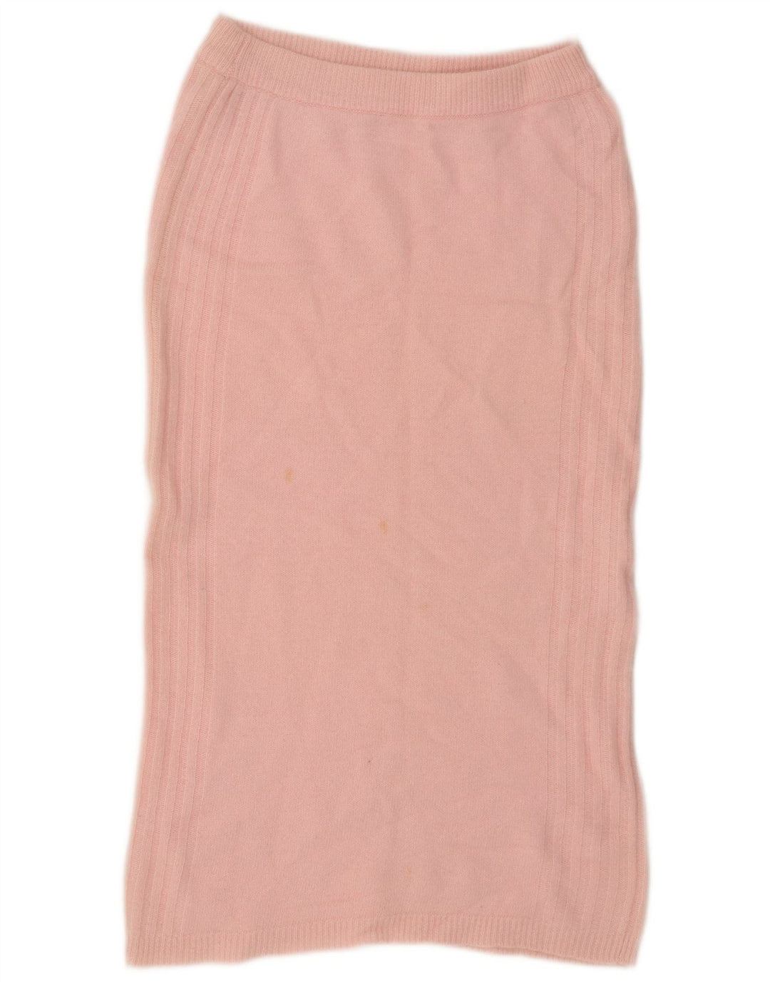 Vintage Damen Strick Midirock EU 38 Medium W34 Rosa Lammwolle