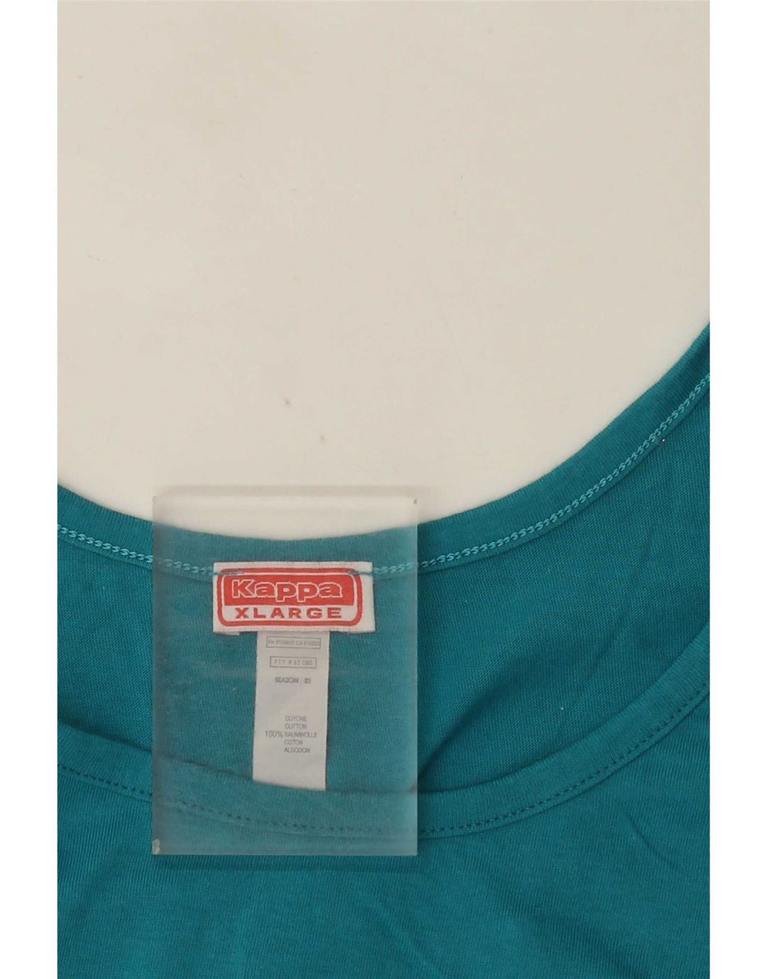 Kappa Herren Weste Top XL Blau Baumwolle