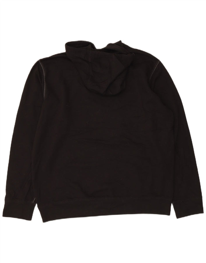 Eddie Bauer Herren Kapuzenpullover, groß, schwarze Baumwolle