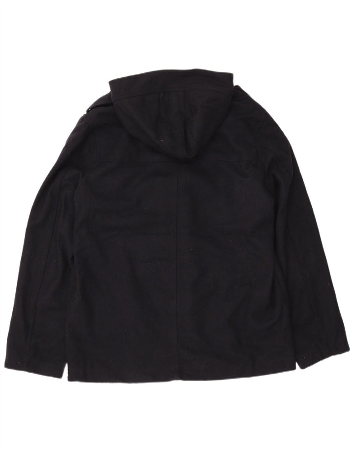 CEDARWOOD STATE Herren-Militär-Duffle-Jacke mit Kapuze, Größe 40, Marineblau