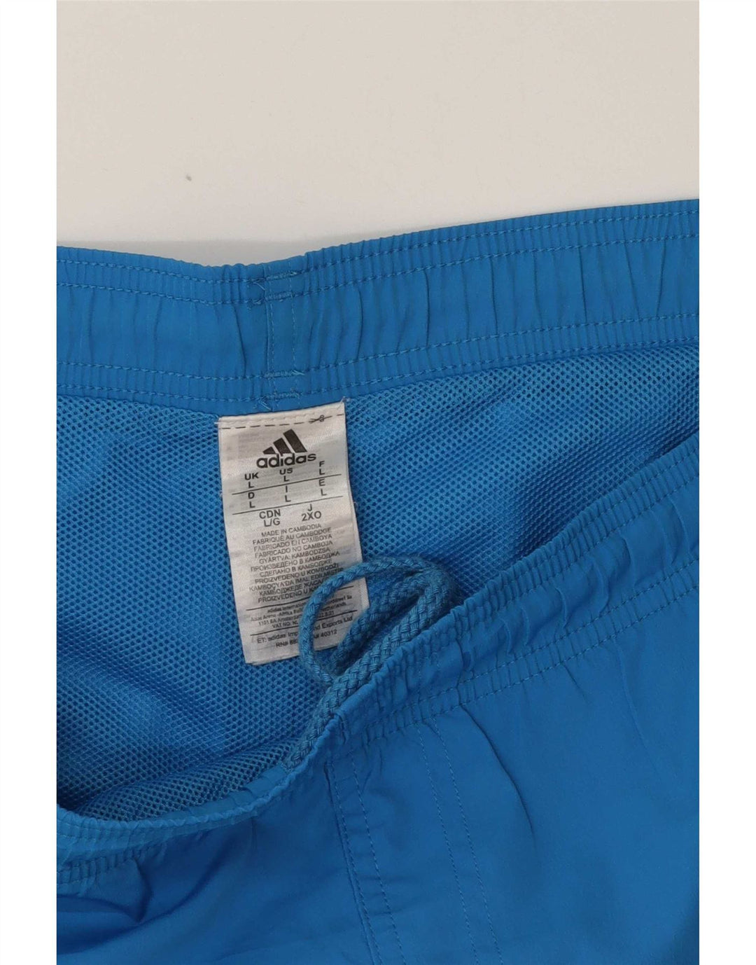 Adidas Herren-Badeshorts, groß, blau, Polyester