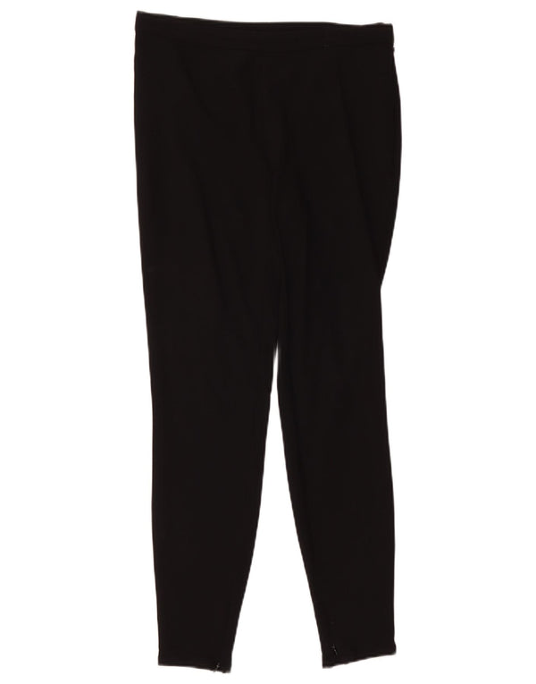 Massimo Dutti Damen Skinny Anzughose EU 38 Small W28 L27 Schwarze Viskose