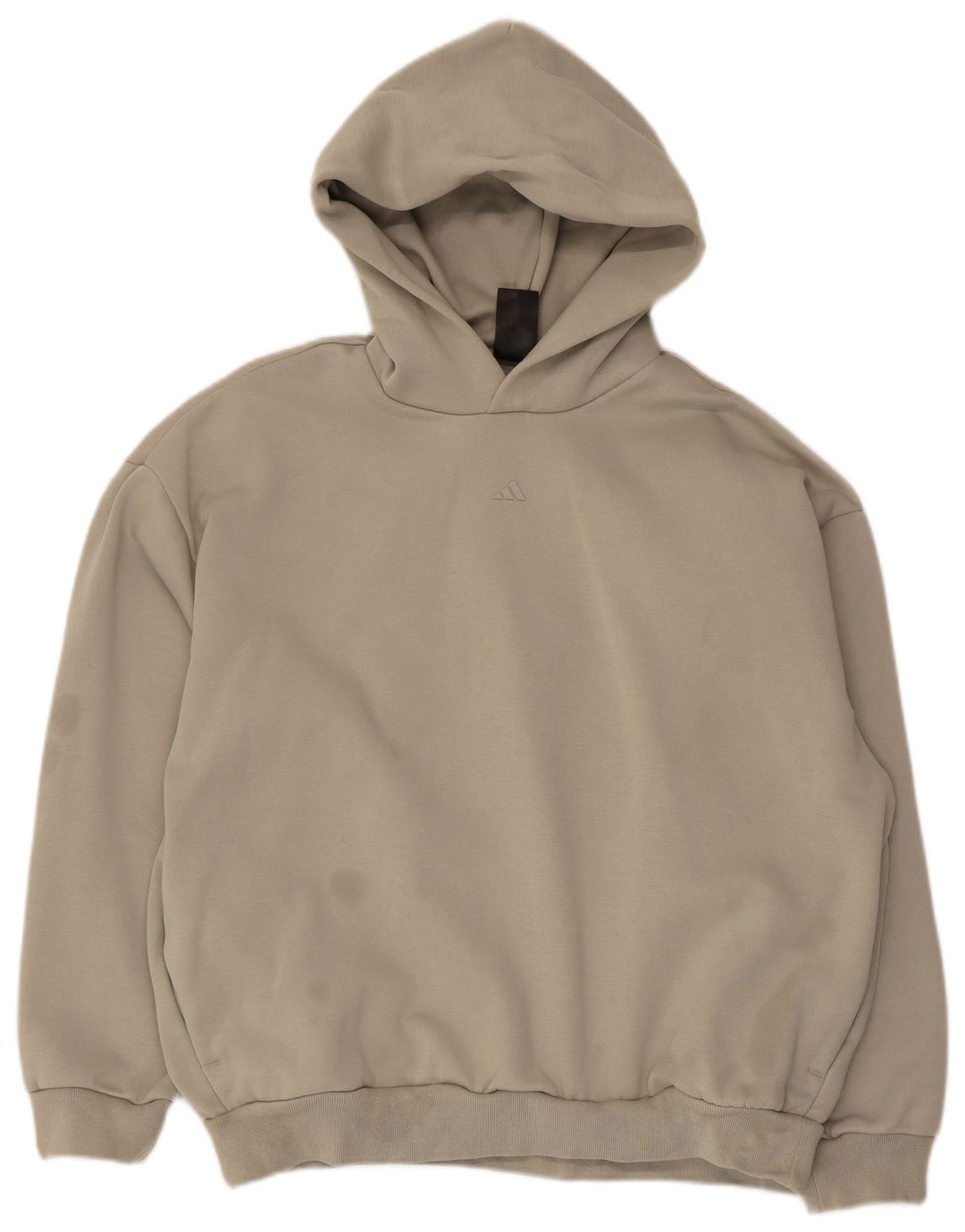 Adidas Herren Graphic Oversized Hoodie Pullover Small Beige