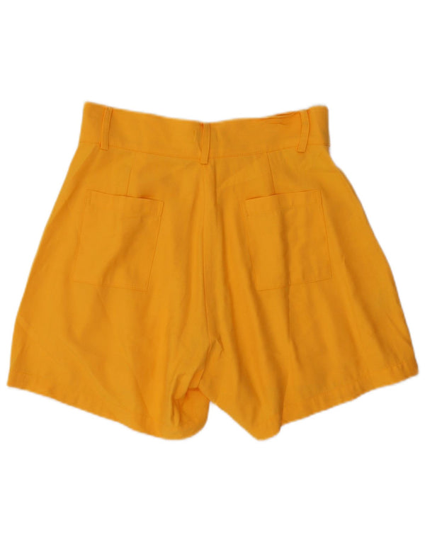 Vintage Damen High Waist Casual Shorts Medium W28 Gelb