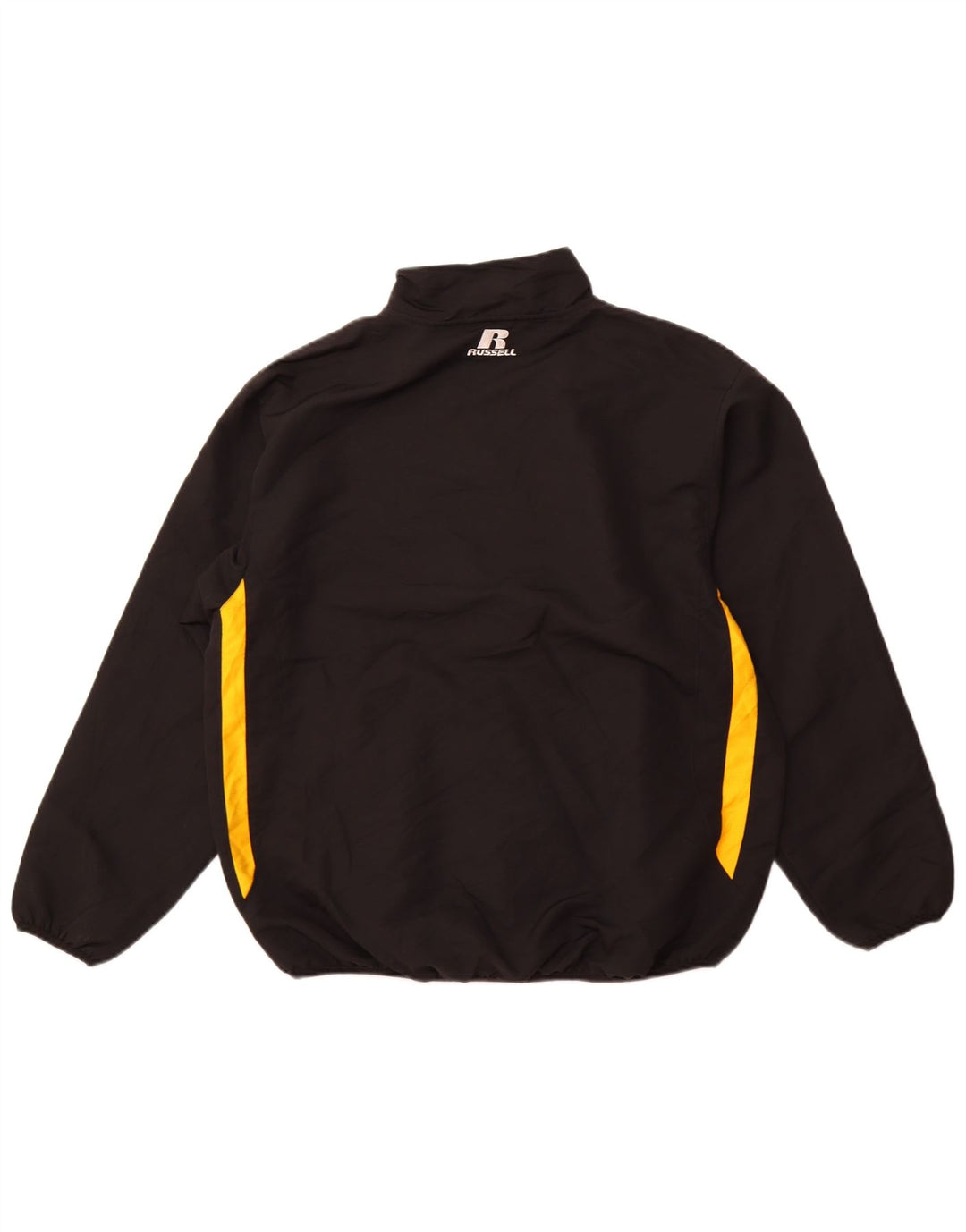 Russell Athletic Herren-Trainingsanzugoberteil, UK-Größe 40, Größe L, Schwarz, Polyester