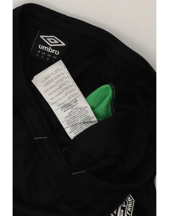 Umbro Irland-Sportshorts für Herren, Größe S, Schwarz, Farbblock-Polyester