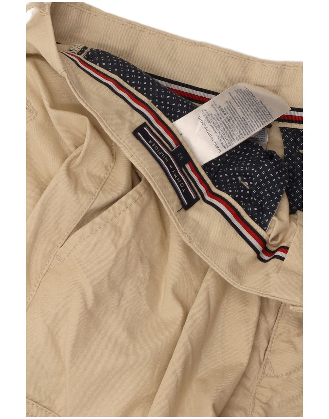 Tommy Hilfiger Herren Cargoshorts W32 Mittelbeige Baumwolle