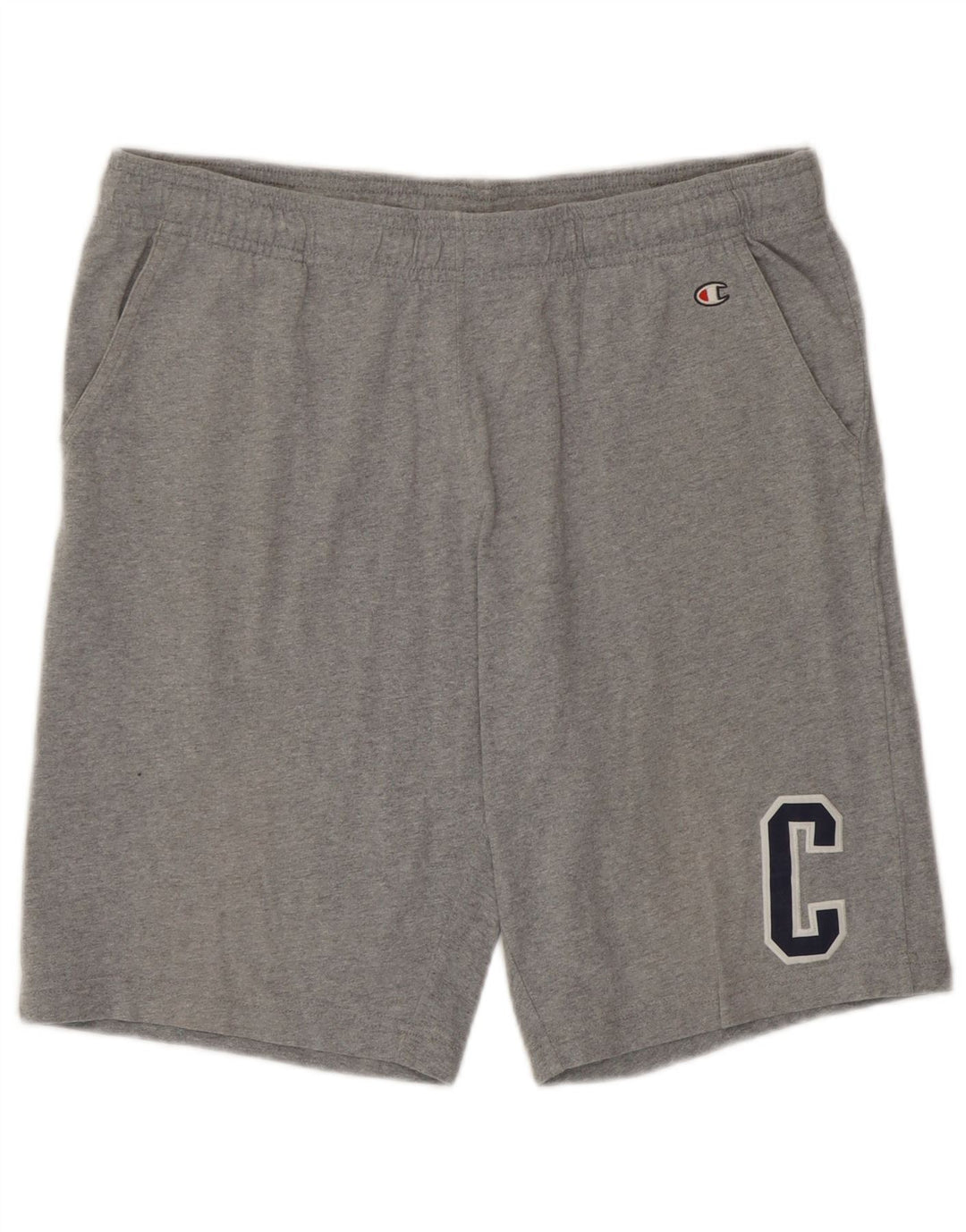 Champion Herren Sportshorts mit Grafik, Größe L, Grau