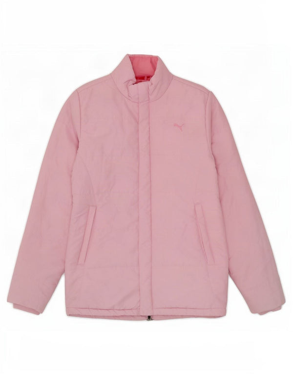 Puma Mädchen Grafik gepolsterte Jacke 13–14 Jahre Rosa