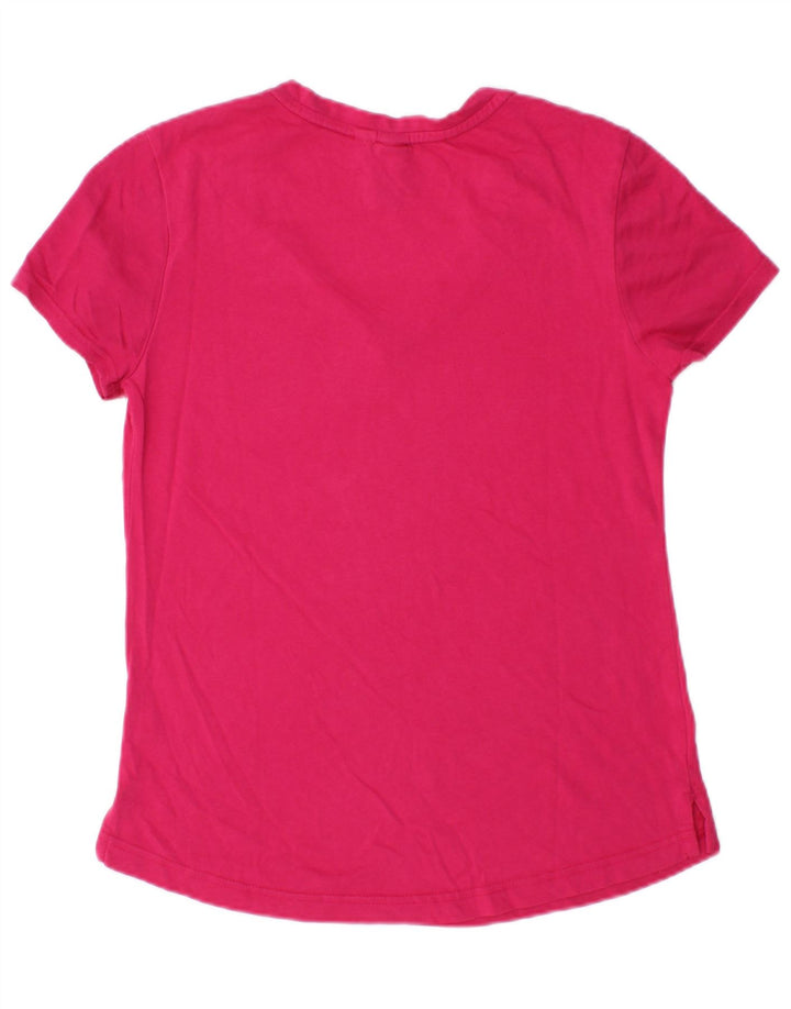 Adidas Damen Graphic T-Shirt Top UK 12 Mittelrosa