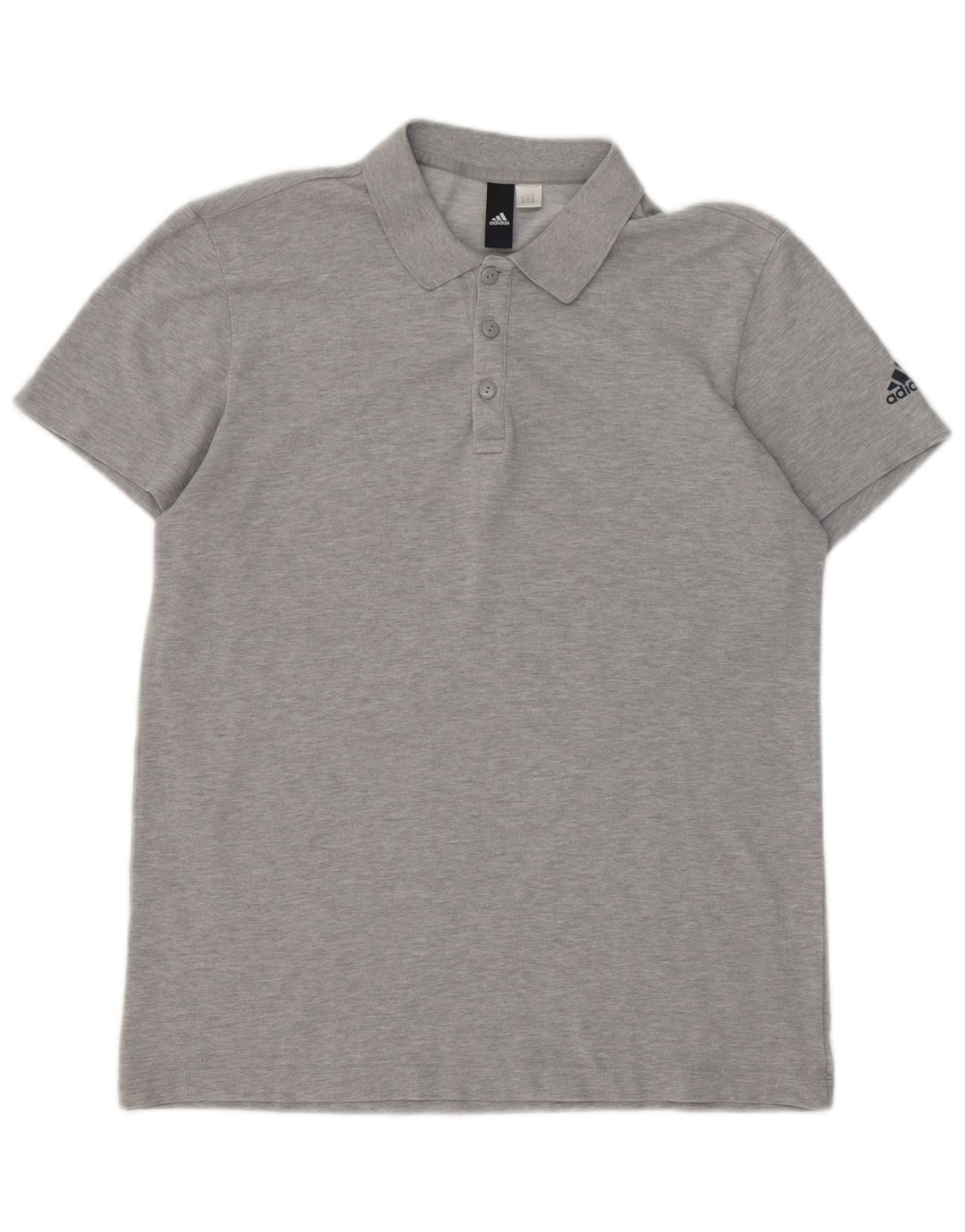 Adidas Herren Poloshirt Mittelgrau meliert