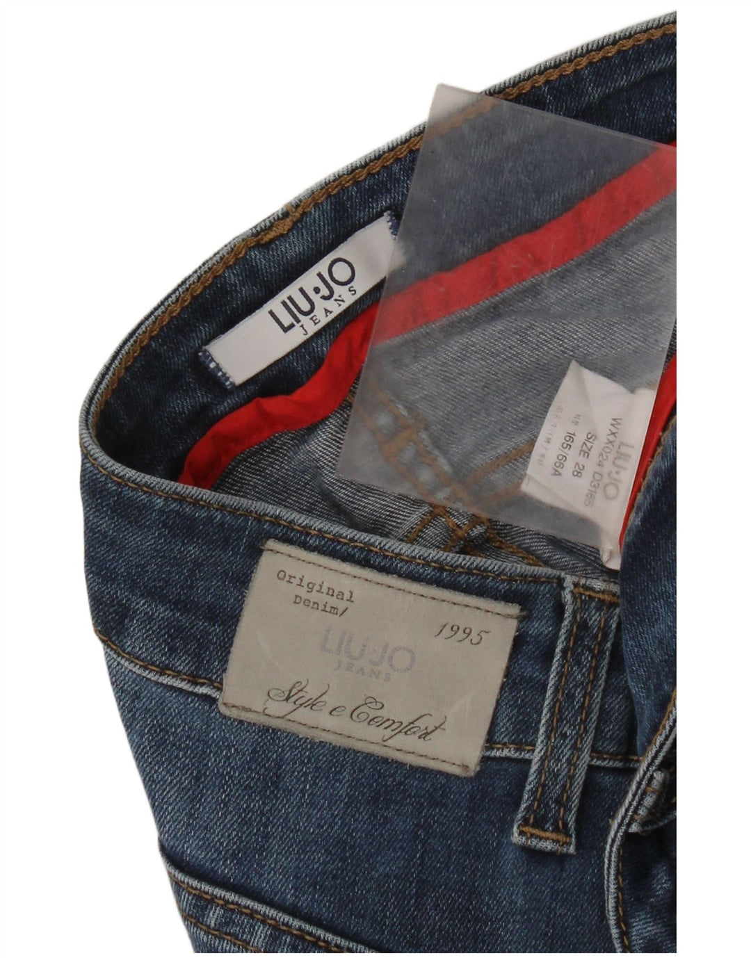 Liu Jo Damen-Cropped-Jeans W28 L25 Blau