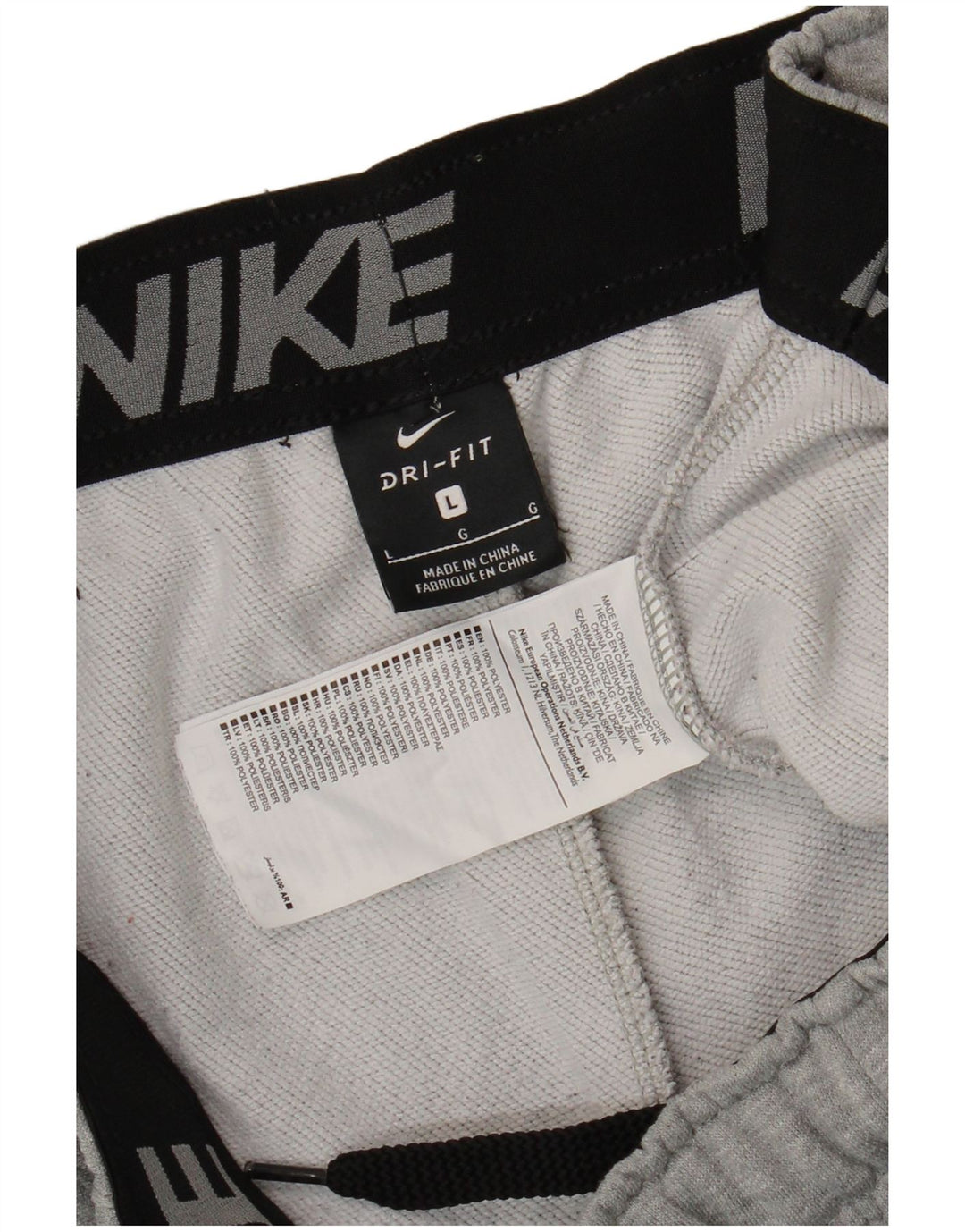 Nike Herren Dri Fit Trainingshose Joggers Large Grau Polyester