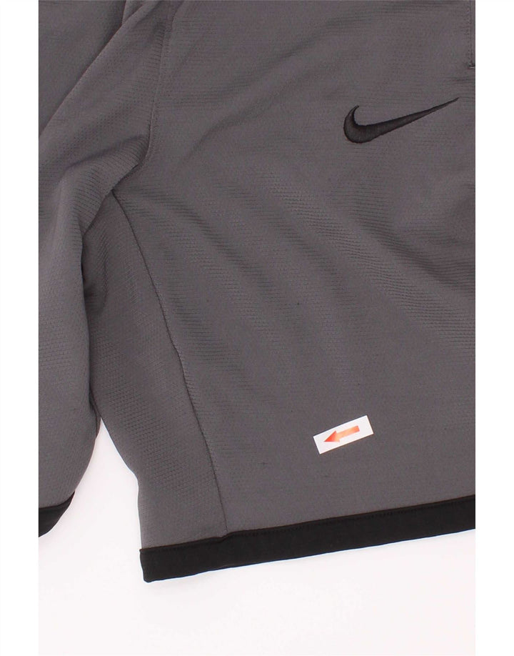 Nike Dri Fit Grafik-Sportshorts für Jungen, 12–13 Jahre, groß, graues Polyester