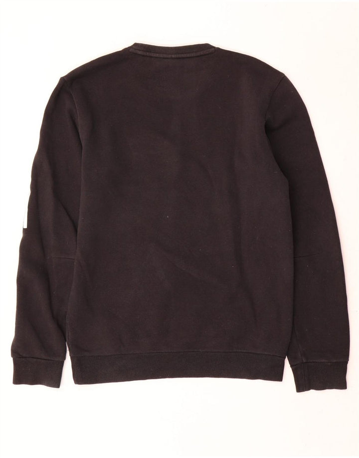Adidas Herren Sweatshirt Pullover Small Schwarz Baumwolle