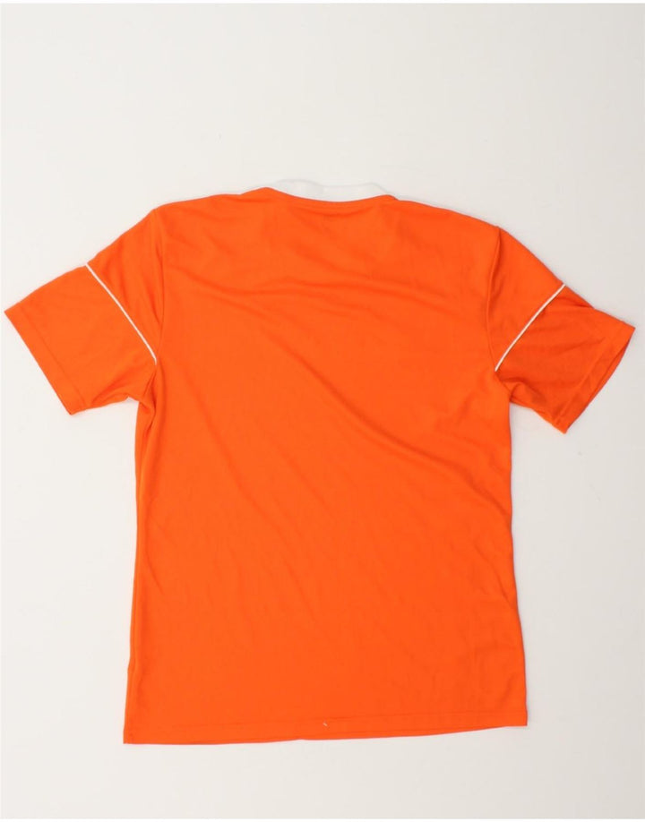 ADIDAS Mens Aeroready T-Shirt Top Small Orange Vintage Adidas and Second-Hand Adidas from Messina Hembry 